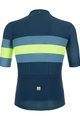 SANTINI Kurzarm Fahrradtrikot - ECOSLEEK BENGAL - Blau/Hellgrün