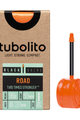 TUBOLITO Reifenschlauch - ROAD 700x18/28C BLACK - SV80 - Orange