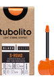 TUBOLITO Reifenschlauch - S-TUBO ROAD 700x18/28C BLACK - SV80 - Orange