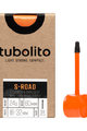 TUBOLITO Reifenschlauch - S-TUBO ROAD 700x18/28C BLACK - SV80 - Orange