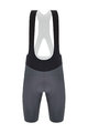 SANTINI Kurze Fahrradhose mit Trägern - REDUX SPEED - Grau