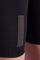 SANTINI Kurze Fahrradhose mit Trägern - PLUSH - Blau