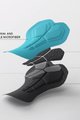 SANTINI Kurze Fahrradhose mit Trägern - PLUSH - Blau