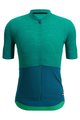 SANTINI Kurzarm Fahrradtrikot - COLORE RIGA - Grün