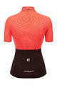 SANTINI Kurzarm Fahrradtrikot - COLORE RIGA - Orange/Schwarz