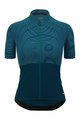 SANTINI Kurzarm Fahrradtrikot - COLORE RIGA - Blau