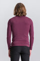 SANTINI Langarm Fahrrad-Shirt - IMPETUS - bordeaux