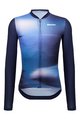 SANTINI Langarm Fahrradtrikot für den Sommer - OMBRA ECO SLEEK  - Blau