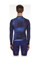 SANTINI Langarm Fahrradtrikot für den Sommer - OMBRA ECO SLEEK  - Blau