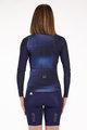 SANTINI Langarm Fahrradtrikot für den Sommer - OMBRA ECO SLEEK  - Blau