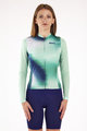 SANTINI Langarm Fahrradtrikot für den Sommer - OMBRA ECO SLEEK  - Grün