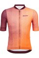 SANTINI Kurzarm Fahrradtrikot - PAWS FORMA - Orange/bordeaux