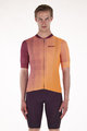 SANTINI Kurzarm Fahrradtrikot - PAWS FORMA - Orange/bordeaux