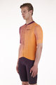SANTINI Kurzarm Fahrradtrikot - PAWS FORMA - Orange/bordeaux