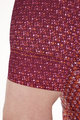 SANTINI Kurzarm Fahrradtrikot - PAWS FORMA - Orange/bordeaux