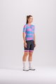 SANTINI Kurzarm Fahrradtrikot - FURIA SMART - Rosa/Türkis
