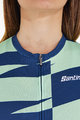 SANTINI Kurzarm Fahrradtrikot - FURIA SMART - Hellgrün/Grün
