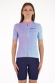 SANTINI Kurzarm Fahrradtrikot - PAWS FORMA - Rosa/Lila