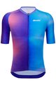 SANTINI Kurzarm Fahrradtrikot - OMBRA - Blau