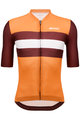 SANTINI Kurzarm Fahrradtrikot - ECO SLEEK NEW BENGAL  - Orange/bordeaux