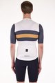 SANTINI Kurzarm Fahrradtrikot - ECO SLEEK NEW BENGAL  - Weiß/Grau