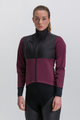 SANTINI Fahrrad-Thermojacke - VEGA ABSOLUTE - bordeaux/Schwarz