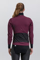 SANTINI Fahrrad-Thermojacke - VEGA ABSOLUTE - bordeaux/Schwarz