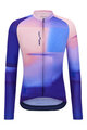 SANTINI Langarm Fahrradtrikot für den Sommer - LUCE - Blau