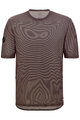 SANTINI Kurzarm Fahrradtrikot - DELTA LINE - Braun