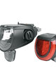 SKS Frontlicht - SKYELIGHT 150 LUX - Schwarz/Rot