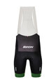SANTINI Kurze Fahrradhose mit Trägern - TDF BEST SPRINTER - Schwarz
