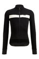 SANTINI Langarm Fahrradtrikot für den Winter - ADAPT WOOL - Schwarz