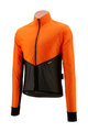 SANTINI Winddichte Fahrradjacke - REDUX LITE  - Orange/Schwarz