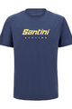 SANTINI Kurzarm Fahrrad-Shirt - BRAND - Blau