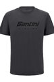 SANTINI Kurzarm Fahrrad-Shirt - BRAND - Grau