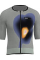 SANTINI Kurzarm Fahrradtrikot - AERO RACE - Grau/Blau