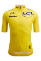 SANTINI Kurzarm Fahrradtrikot - FAN TDF LEADER - Gelb