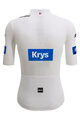 SANTINI Kurzarm Fahrradtrikot - TDF BEST YOUNG RIDER - Weiß