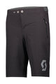 SCOTT Fahrradshorts ohne Träger - TRAIL 10 LS/FIT W/PAD JR - Schwarz