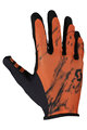 SCOTT Langfinger-Fahrradhandschuhe - TRACTION - Orange/Schwarz