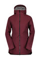 SCOTT wasserfeste Jacke - TECH COAT 3L W - Rot