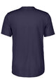 SCOTT Kurzarm Fahrradtrikot - TRAIL FLOW ZIP SS - Blau