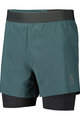 SCOTT Fahrradshorts ohne Träger - HYBRID ENDURANCE TECH - Grün/Schwarz