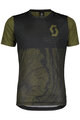 SCOTT Kurzarm Fahrradtrikot - TRAIL VERTIC 10 SS JR - Schwarz/Grün