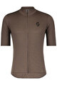 SCOTT Kurzarm Fahrradtrikot - GRAVEL MERINO - Braun