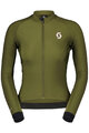 SCOTT Langarm Fahrradtrikot für den Winter - PRO WARM - Grün