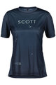 SCOTT Kurzarm Fahrradtrikot - TRAIL FLOW SS W - Blau/Grün