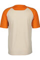 SCOTT Kurzarm Fahrrad-Shirt - DEFINED MERINO SS - Elfenbein/Beige