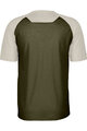 SCOTT Kurzarm Fahrrad-Shirt - DEFINED MERINO SS - Elfenbein/Grün