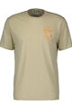 SCOTT Kurzarm Fahrrad-Shirt - DEFINED DRI SS - Beige